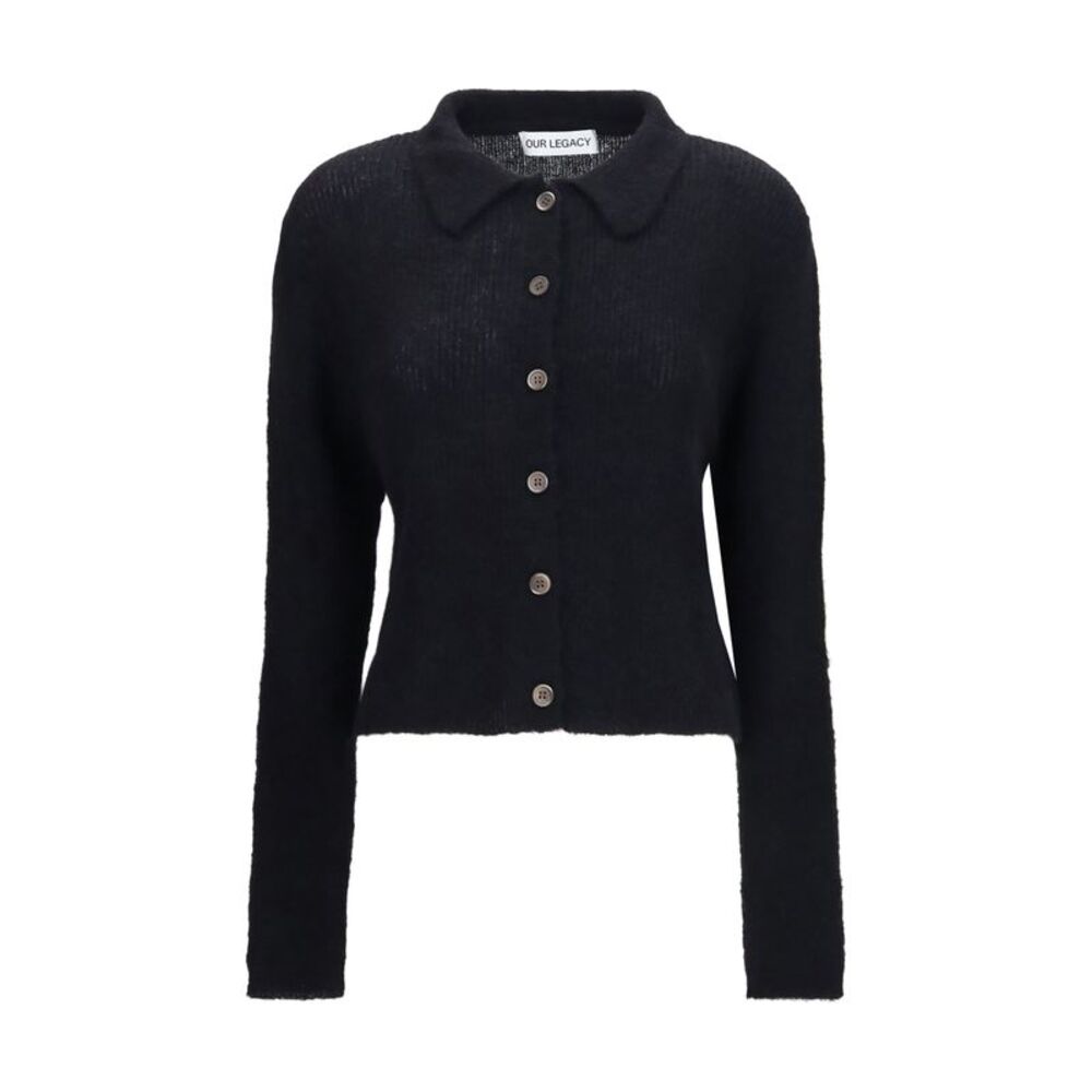 Our Legacy Women Mazzy Polo Sweater In Alpaca Blend